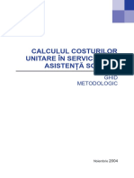 Ghid de Calcul Al Costurilor Unitare in SS PDF