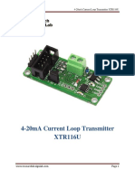 4-20ma Loop Current Transmitter XTR116U