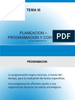 Pleneacion Programacion y Control Gerencial Digrama de Gantt Tema 3 Ok