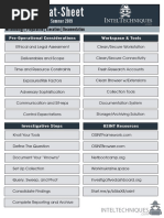 OSINT Cheat-Sheet: Investigative Resources - Summer 2019