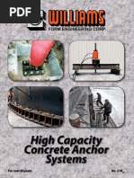 High Capacity Concrete Anchor Systems