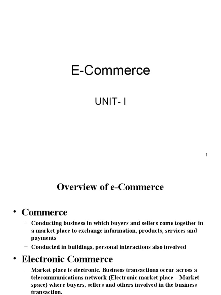 Anatomy of E-Commerce Applications | PDF | E Commerce | Computer Network