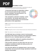 Environmental Management Systems