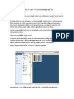 Cree Sus Còdigos de Barra Con El Programa Barcode Fox