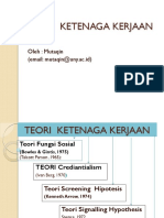 Teori Dan Sumber Ketenagakerjaan PDF