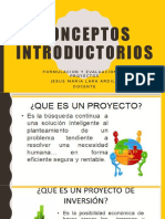 Exposicion Conceptos Introductorios Proyectos