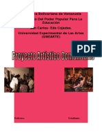 Proyecto Artistico Comunitario I