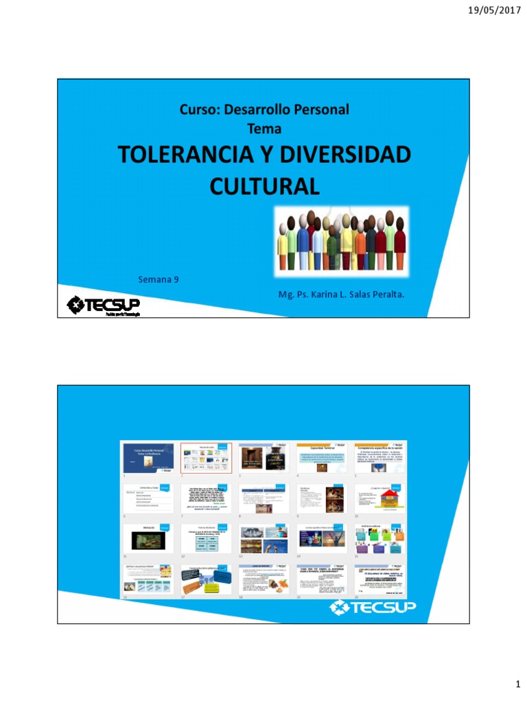 Tolerancia y Diversidad Cultural | PDF | Diversidad cultural | Igualdad ...