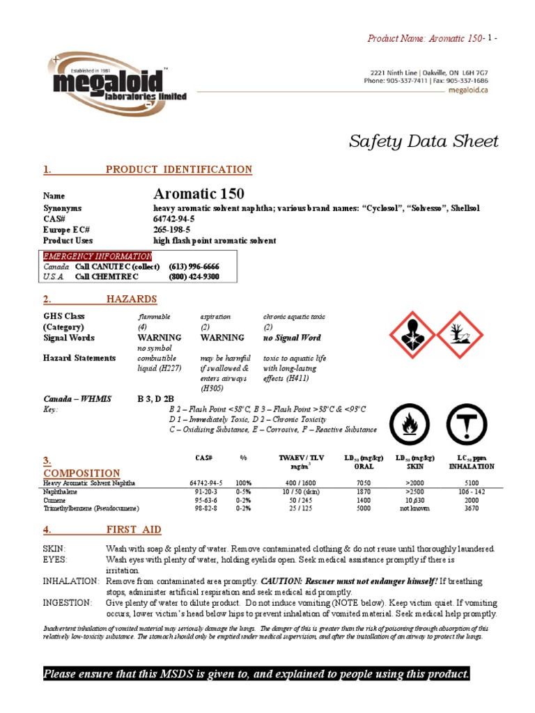 Solvent Naphtha - Solvesso 100 - 200 Litre Drum