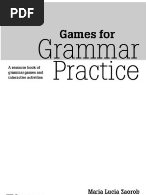 Games for Grammar Practice