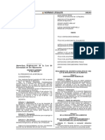 DS 034-2008 Reglamento de La Ley de Inocuidad de Los Alimentos PDF