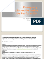 Ensayos y Titulaciones de Lodos de Perforación UNSa 2017 Perforaciones II