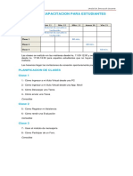 Plan Capacitacion Estudiantes PDF