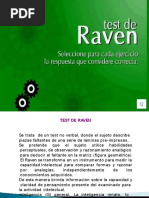 Test de Matrices Progresivas de Raven, Ficha Tecnica | PDF