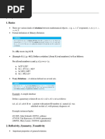 (CH 8) Relations 1. Basics: 400 Lecture Note #6