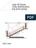 Study of Home Electricity Distribution Wiring and Lamps