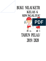 Blanko Isian Nilai PTS Uts - Keterampilan