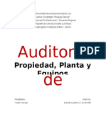 Informe Auditoria Superior Propiedad, Planta y Equipo Luisana Dorante