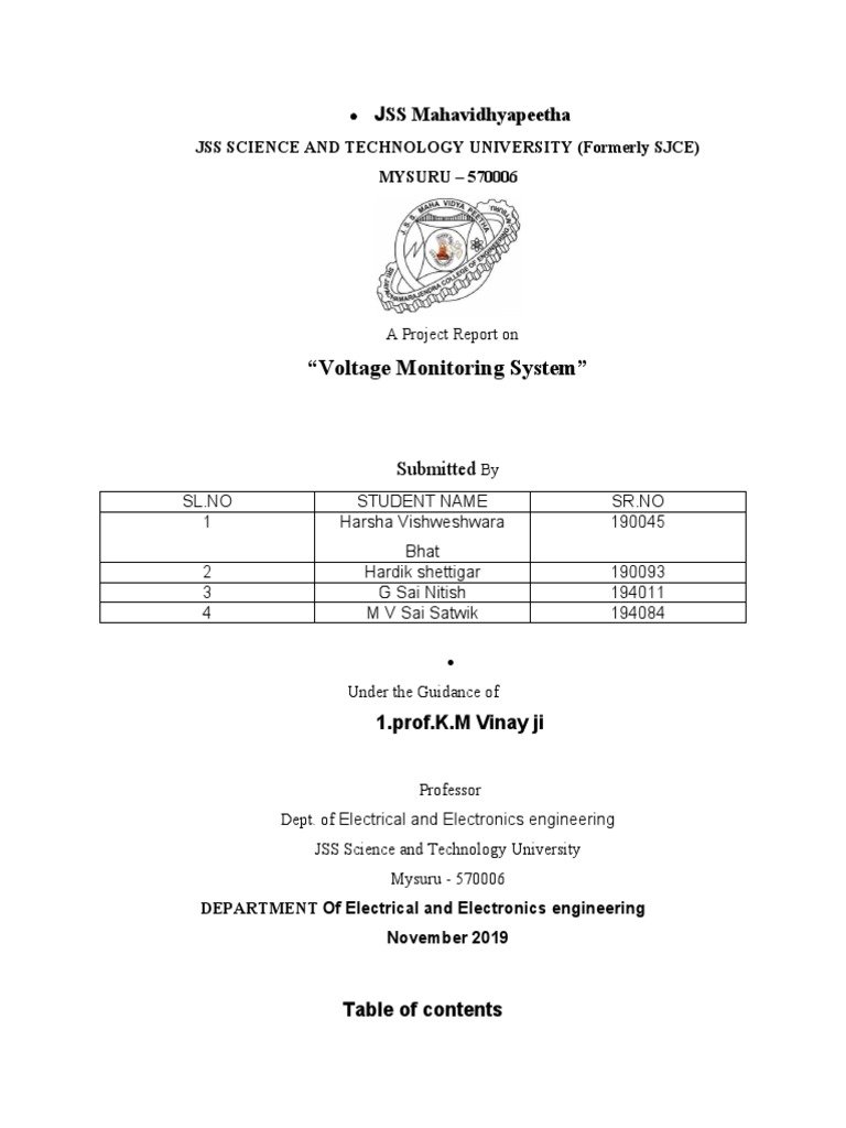Battery Voltage Monitoring System Report | PDF | Operational Amplifier ...