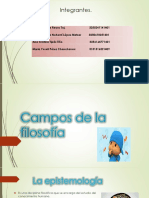 Campos de La Filosofía