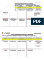 Planificador Unidad 1 16 Al 27 de Marzo Sesiones Virtuales 2do Grado 2020