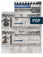 Gorkker - Bones Crushers: Victories: 0 / 1 Last Game