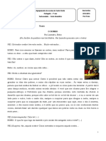 Teste 7.ºano - Texto Dramático Modelo