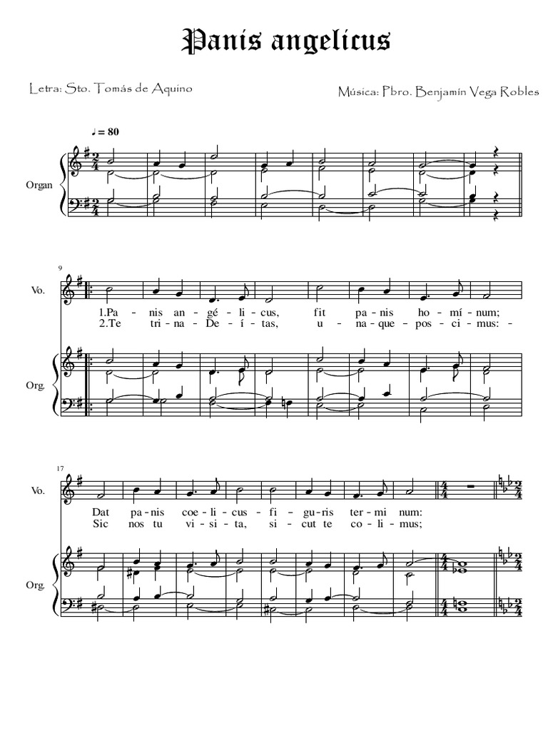 Panis Angelicus | PDF