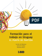 Formación para El Trabajo en Uruguay El Punto de Partida PDF