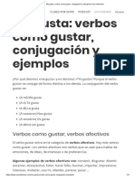 Me Gusta - Verbos Como Gustar, Conjugación y Ejemplos - Hoy Hablamos