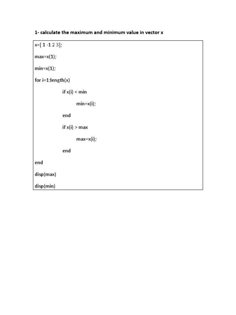 Basic MATLAB Programming Tasks | PDF