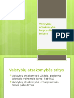 Valstybių Atsakomybė Tarptautinėje Teisėje