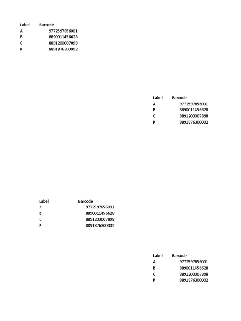 Barcode | PDF