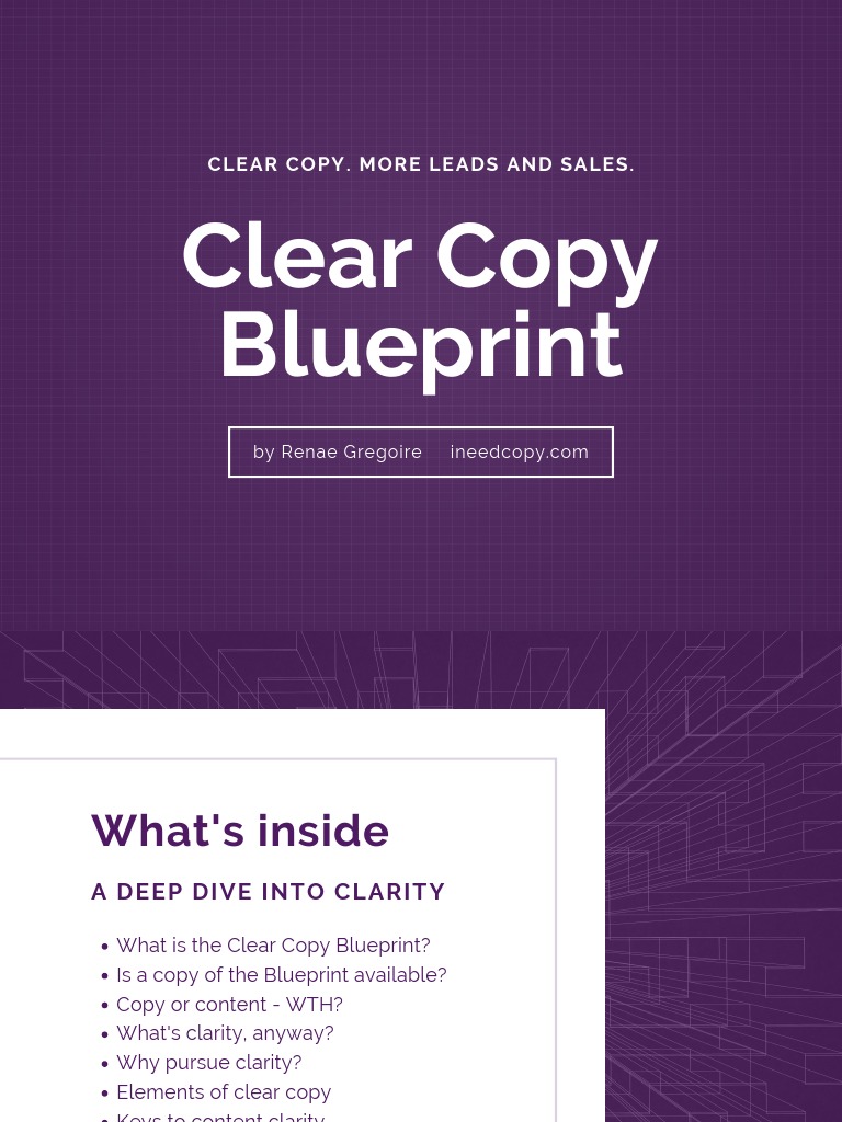 Clear Copy Blueprint for Marketing Success | PDF | Communication