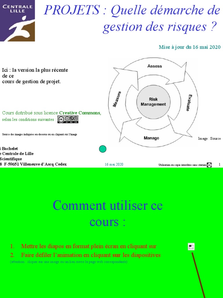 Gestion des risques en projet | PDF | Risque | Gestion des risques