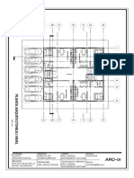 Planta Arquitectonica Roatan, Islas de La Bahia Honduras Edificio de Apartamentos Arq. Karina Matamoros Cah-1681 Indicada