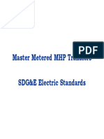 Master Metered MHP Transfers SDG&E Electric Standards