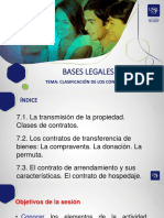 01 Bases Legales - 2019-2 - 03 - Semana 07 Contratos de Transferencia PDF