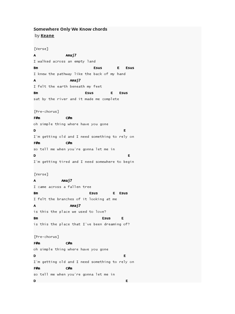 Something Guitar Chords