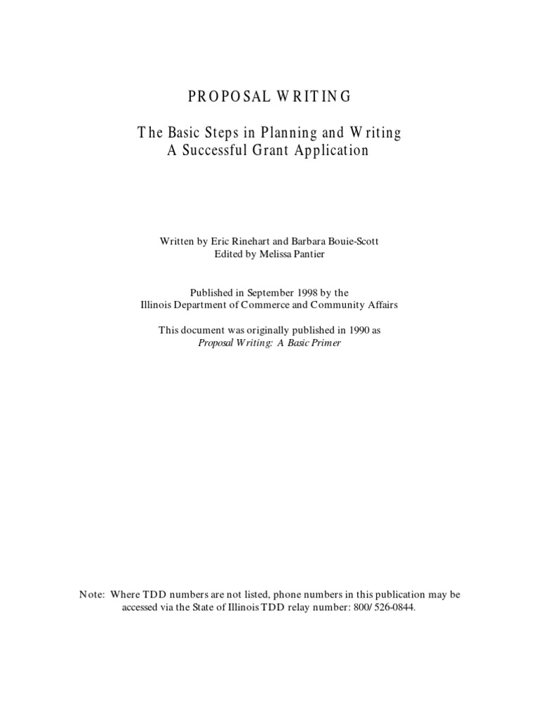 Proposal Writing | PDF | Business
