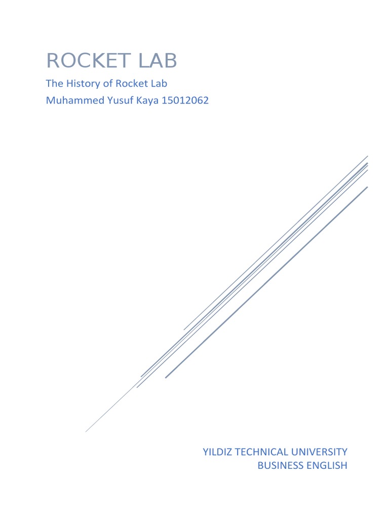 Rocket Lab Report | PDF | Aerospace | Spaceflight
