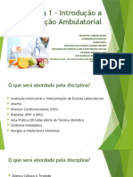 Aula 1.1 - Introdução A Nutrição Ambulatorial