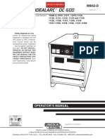 Manual de Partes, Servicio, Operación y Diagramas (Ingles) - DC-600