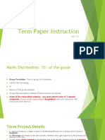 Term Paper Instruction