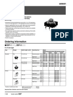 Ordering Information: Tactile Switch