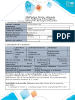 Guía para el desarrollo del componente práctico. Elaboración de formulario con base en las variables identificadas