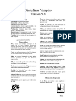 Disciplinas Vampiro V 9.8 PDF