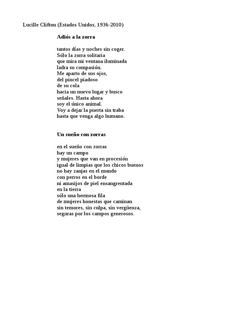 Lucille Clifton | PDF