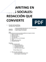 Copywriting en Redes Sociales, Redacción Que Convierte