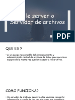 File Server o Servidor de Archivos